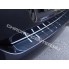 Накладка на задний бампер (carbon) Chevrolet Cruze (2008-2012) бренд – Alu-Frost (Польша) дополнительное фото – 3